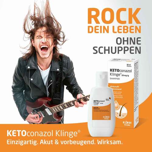 Ketoconazol Klinge 20 mg / g Shampoo - 3