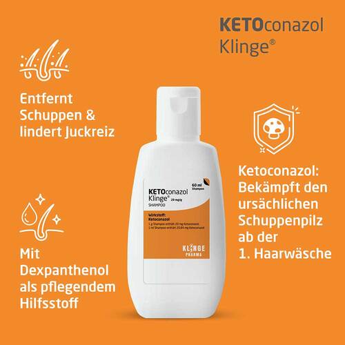 Ketoconazol Klinge 20 mg / g Shampoo - 4