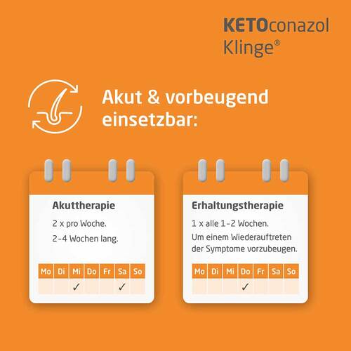 Ketoconazol Klinge 20 mg / g Shampoo - 5