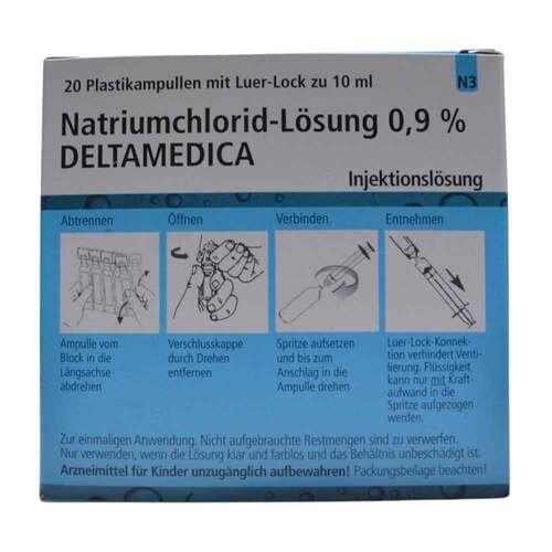 NATRIUMCHLORID-L&ouml;sung 0,9% Deltamedica Luer-Lo Pl. - 2