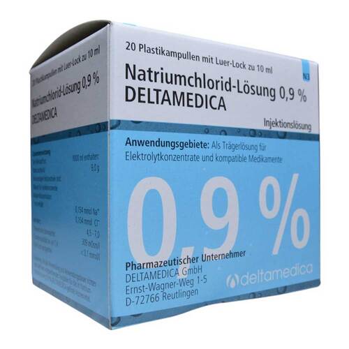 NATRIUMCHLORID-L&ouml;sung 0,9% Deltamedica Luer-Lo Pl. - 4