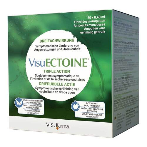 Visuectoine Augentropfen Einzeldosis-Ampullen - 1