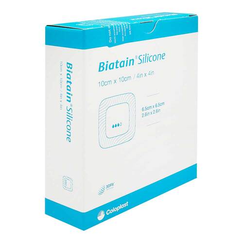 BIATAIN Silicone Schaumverband 10x10 cm - 1