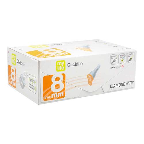 MYLIFE Clickfine Pen-Nadeln 31 G 8 mm Diamond Tip - 1