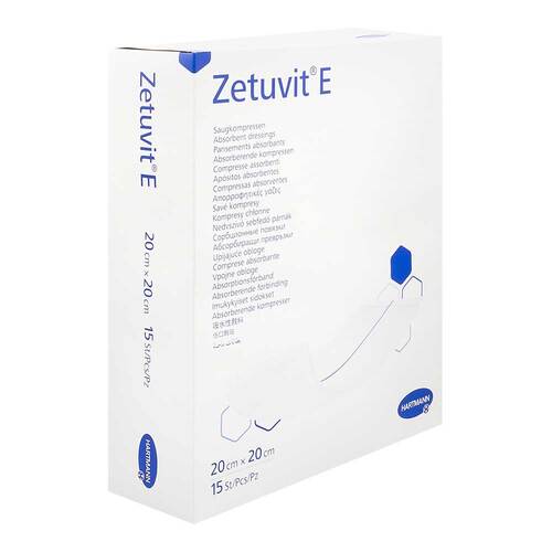 ZETUVIT E Saugkompressen steril 20x20 cm - 1