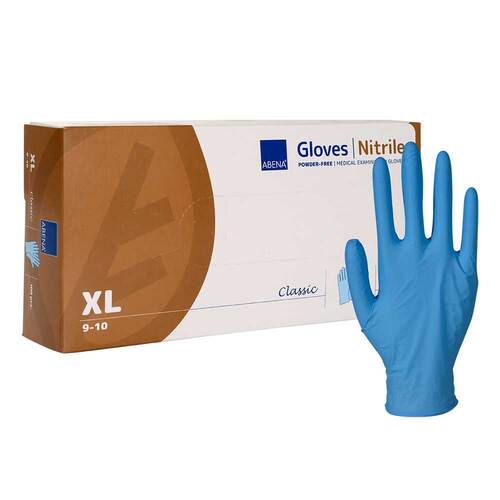 Abena Classic Nitril Untersuchungshandschuhe unste.pf XL blau - 1