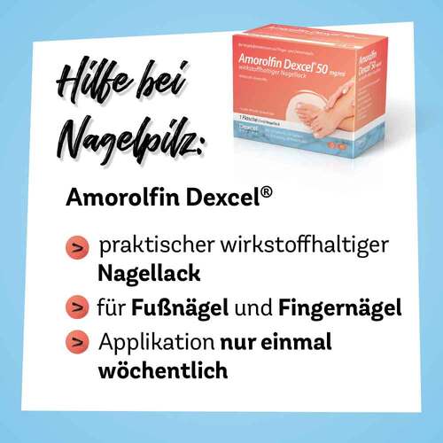 Amorolfin Dexcel 50 mg / ml wirkstoffhalt.Nagellack - 2