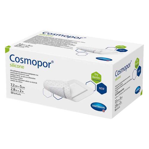 Cosmopor silicone Wundverband 5x7,2 cm - 1