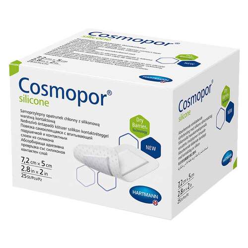 Cosmopor silicone Wundverband 5x7,2 cm - 1