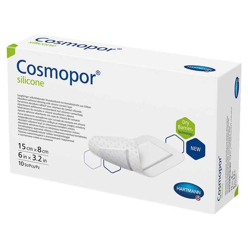 Cosmopor silicone Wundverband 8x15 cm - 1