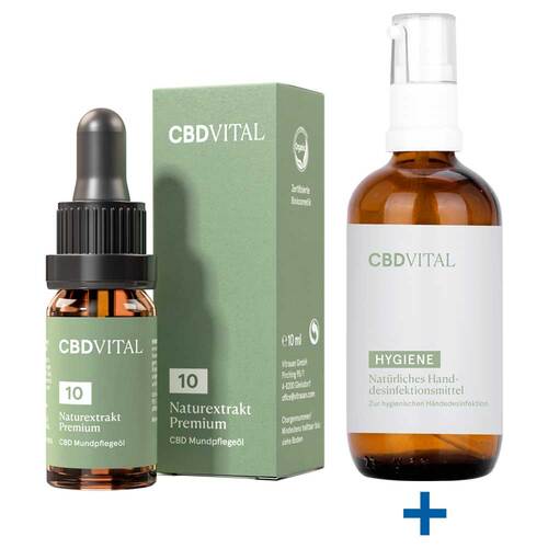 CBD 10% Mundpflege&ouml;l Naturextrakt Premium Tropfen - 1