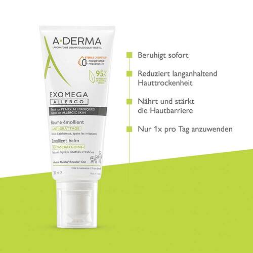 A-DERMA EXOMEGA ALLERGO Balsam r&uuml;ckfettend - 3