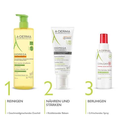 A-DERMA EXOMEGA ALLERGO Balsam r&uuml;ckfettend - 6