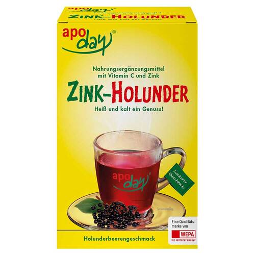 Apoday Zink-Holunder + Vitamin C Pulver - 1