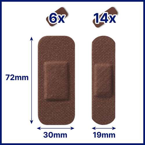 Hansaplast Sensitive Pflasterstrips hautton dark - 3