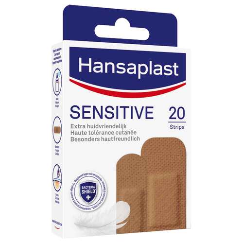 Hansaplast Sensitive Pflasterstrips hautton medium - 1
