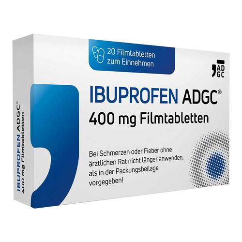 Ibuprofen Adgc 400 mg Filmtabletten - 1