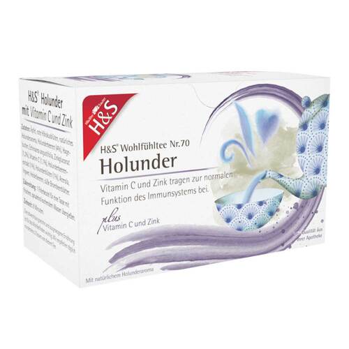 H&S Holunder mit Vitamin C und Zink Filterbeutel - 1