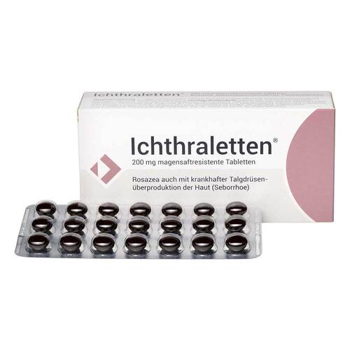 Ichthraletten 200 mg magensaftresistente Tabletten - 1