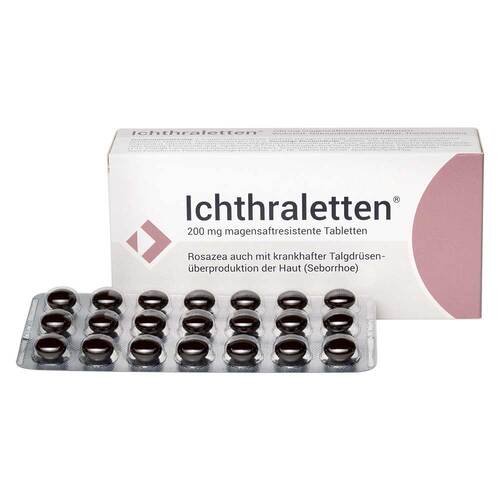 Ichthraletten 200 mg magensaftresistente Tabletten - 1