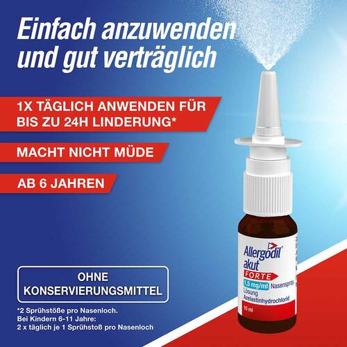 Allergodil akut forte 1,5 mg / ml Nasenspray L&ouml;sung - 5