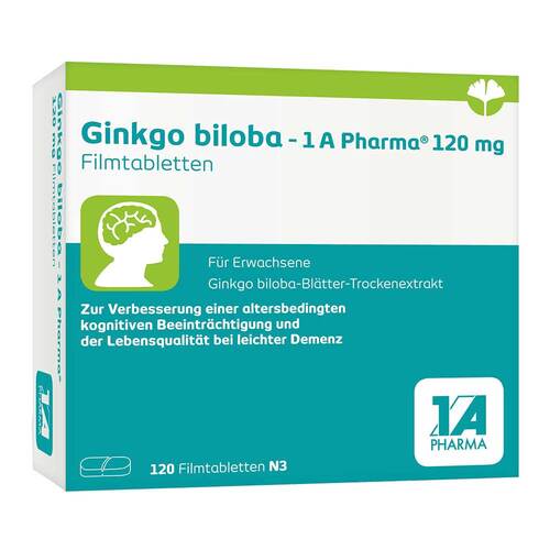 Ginkgo Biloba-1A Pharma 120 mg Filmtabletten - 1