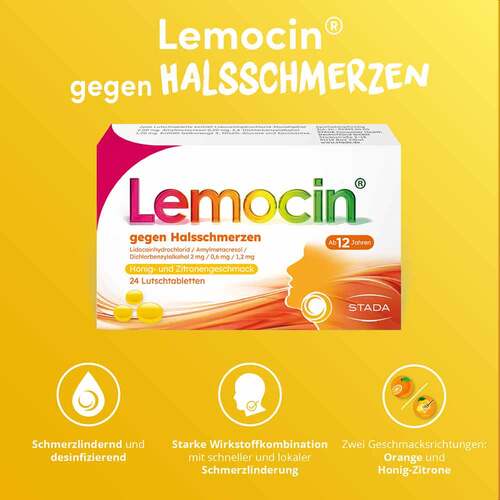 Lemocin gegen Halsschmerzen Honig-u.Zitroneng.Lut. - 4