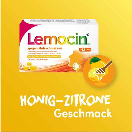 Lemocin gegen Halsschmerzen Honig-u.Zitroneng.Lut. - 5