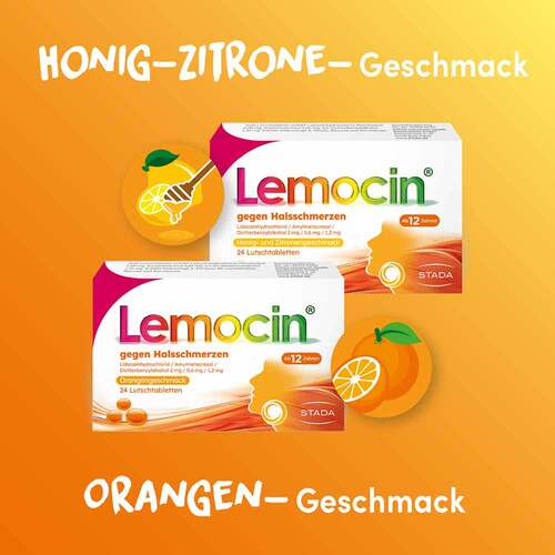 Lemocin gegen Halsschmerzen Honig-u.Zitroneng.Lut. - 6