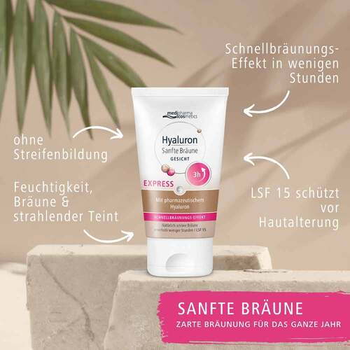 Hyaluron Sanfte Br&auml;une Express Gesicht Creme - 3