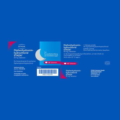 Diphenhydraminhydrochlorid Stada 50 mg Tabletten - 5