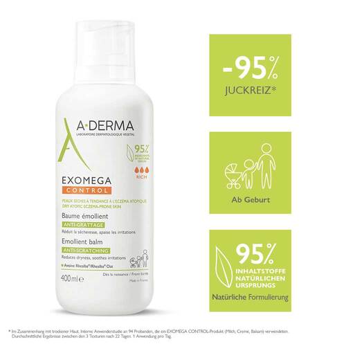 A-Derma Exomega Control Balsam r&uuml;ckfettend - 2