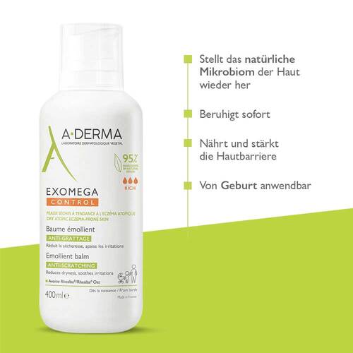 A-Derma Exomega Control Balsam r&uuml;ckfettend - 3