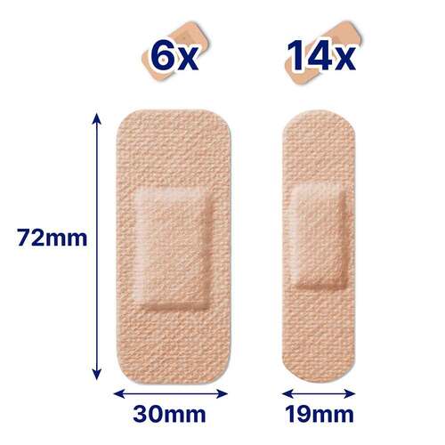 Hansaplast Sensitive Pflasterstrips hautton light - 3