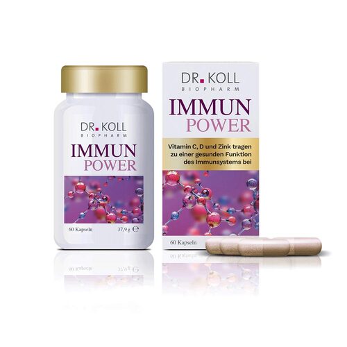 Immun Power Dr.Koll Vitamin C + Vitamin D+Zink Kapseln  - 1