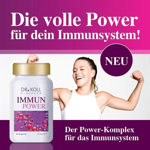 Immun Power Dr.Koll Vitamin C + Vitamin D+Zink Kapseln  - 2