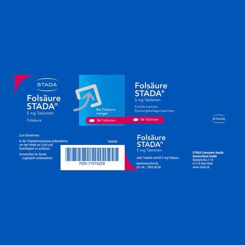 Fols&auml;ure Stada 5 mg Tabletten - 5