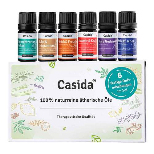 &Auml;THERISCHE &Ouml;le Duftmischungen Set naturrein Top 6 - 1