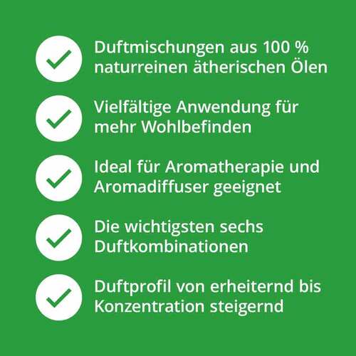 &Auml;THERISCHE &Ouml;le Duftmischungen Set naturrein Top 6 - 2