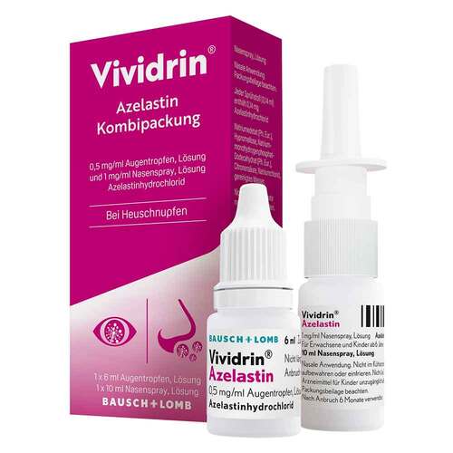 Vividrin Azelastin Kombi.0,5 mg / ml Atr + 1 mg/ml Nas - 1
