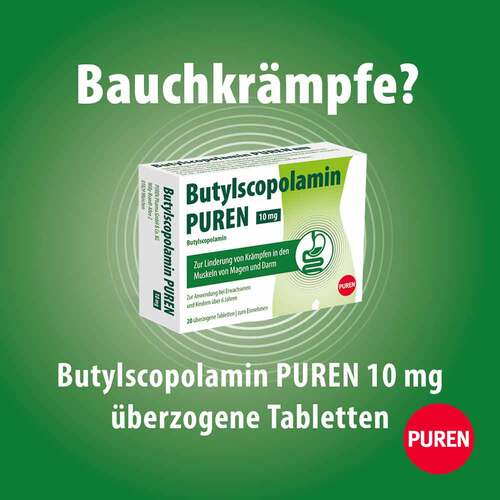Butylscopolamin Puren 10 mg &uuml;berzogene Tabletten  - 3