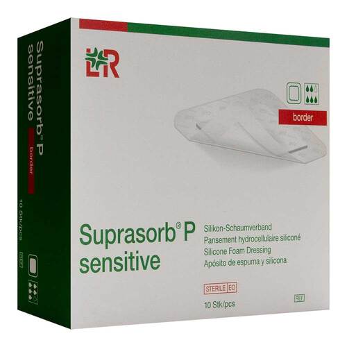 SUPRASORB P sensitive PU-Schaumv.border 5x5cm - 1