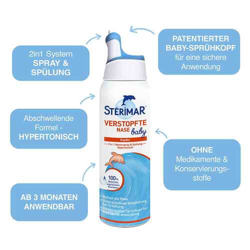 Sterimar Nasenspray verstopfte Nase Baby ab 3 Mon. - 2