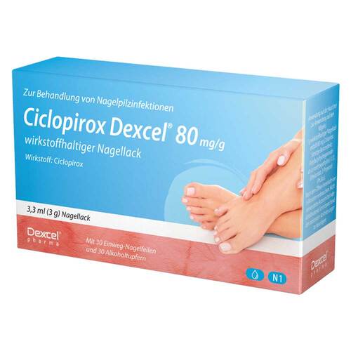 Ciclopirox Dexcel 80 mg / g wirkstoffhalt.Nagellack - 1