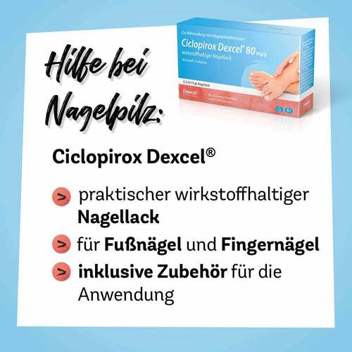 Ciclopirox Dexcel 80 mg / g wirkstoffhalt.Nagellack - 2