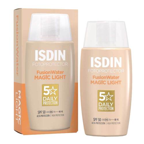 Isdin Fotoprotector Fusion Water Col.light Lsf 50 - 1