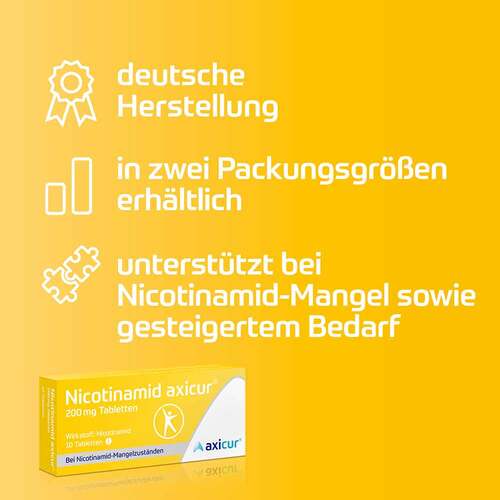 Nicotinamid axicur 200 mg Tabletten - 5
