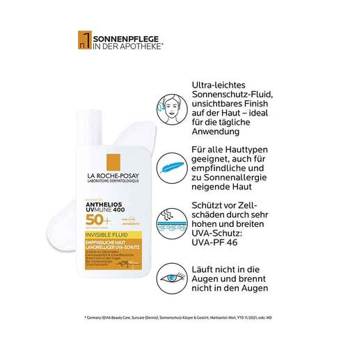 Roche-Posay Anthelios Inv.Fluid Uvmune 400 Lsf 50 +  - 2