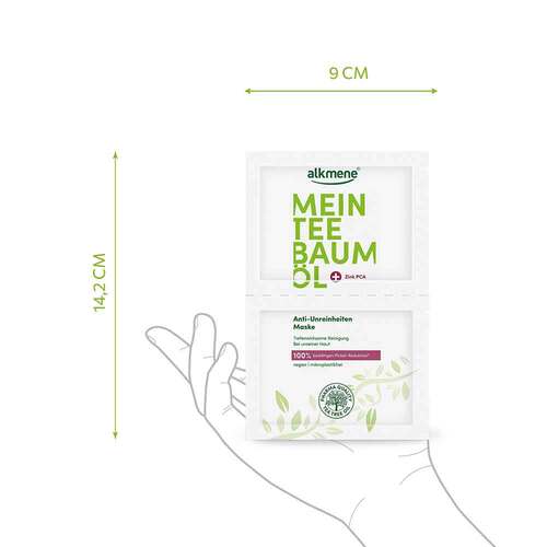 Alkmene Mein Teebaum&ouml;l Anti-Unreinheiten Maske - 2