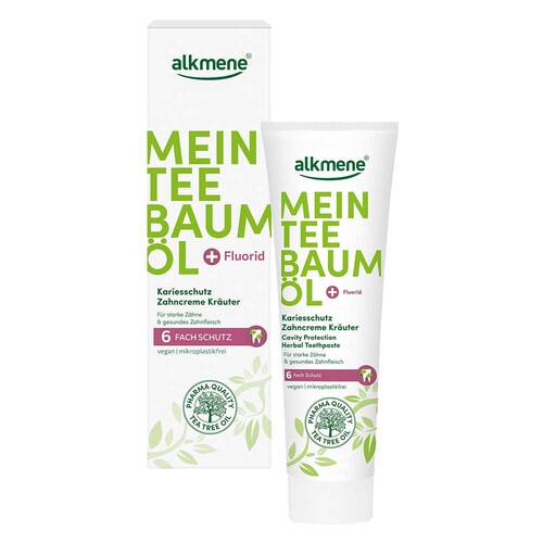 Alkmene Mein Teebaum&ouml;l Kr&auml;uter Zahncreme - 1